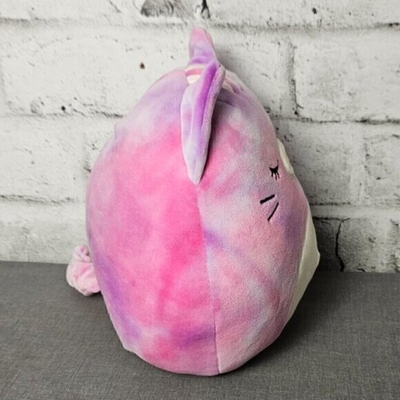 Rare Claire’s Exclusive Squishmallow Caeli the Purple Cat Unicorn Plush (8 Inch) - Picture 3 of 8